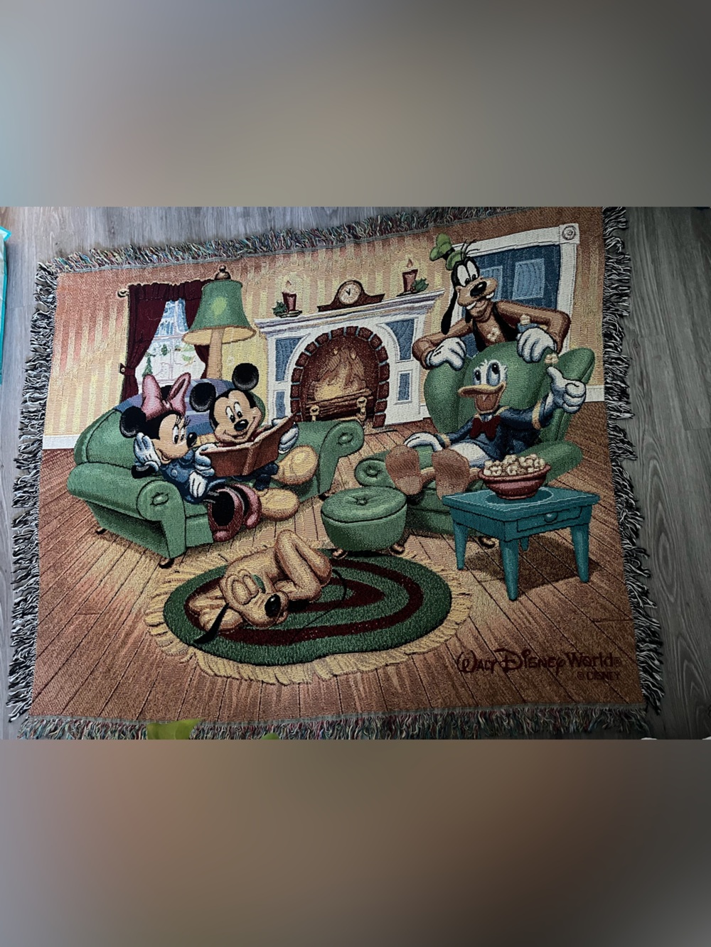 Disney World Mickey & Friends Throw Blanket